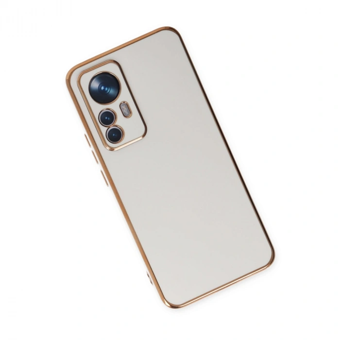 Xiaomi Mi 12t Pro Kılıf Volet Silikon - Beyaz