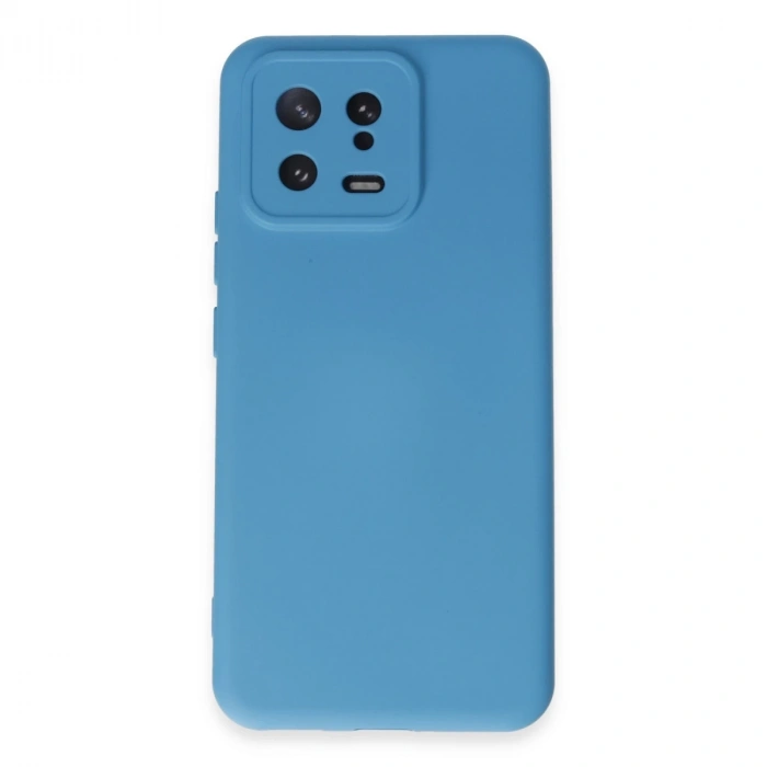 Xiaomi Mi 13 Kılıf Nano İçi Kadife Silikon - Mavi