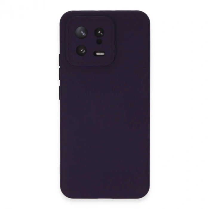 Xiaomi Mi 13 Kılıf Nano İçi Kadife Silikon - Mor