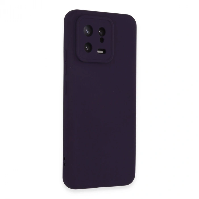 Xiaomi Mi 13 Kılıf Nano İçi Kadife Silikon - Mor