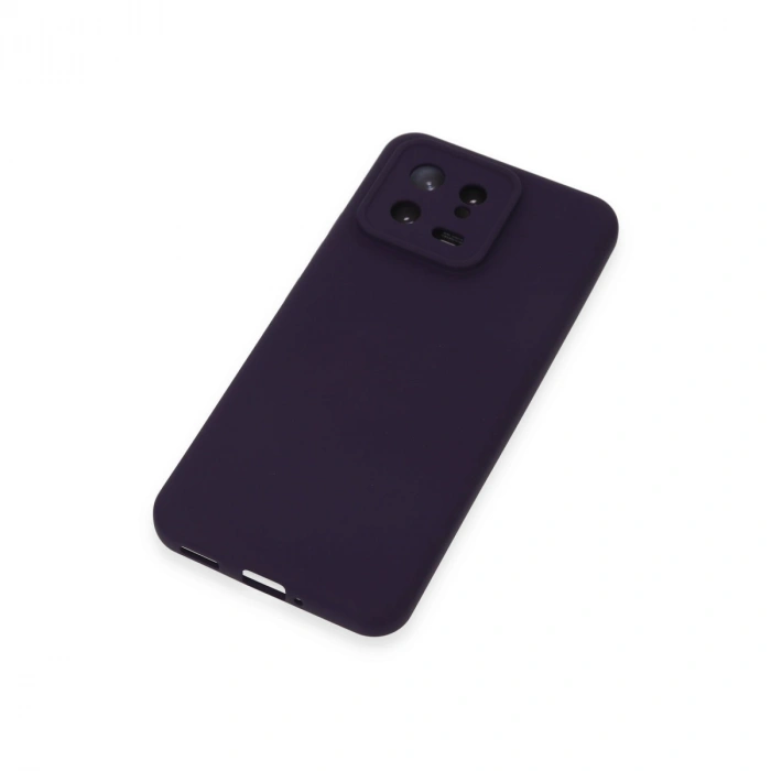 Xiaomi Mi 13 Kılıf Nano İçi Kadife Silikon - Mor