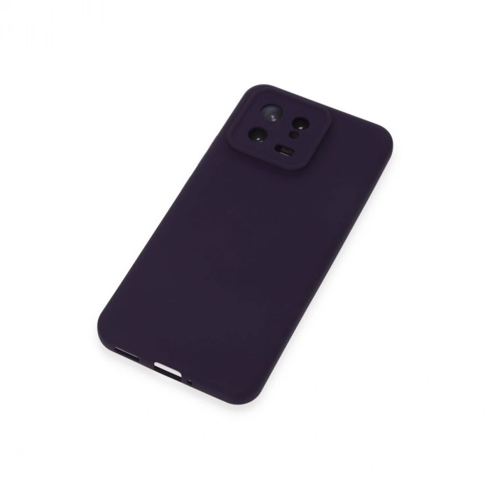 Xiaomi Mi 13 Kılıf Nano İçi Kadife Silikon - Mor