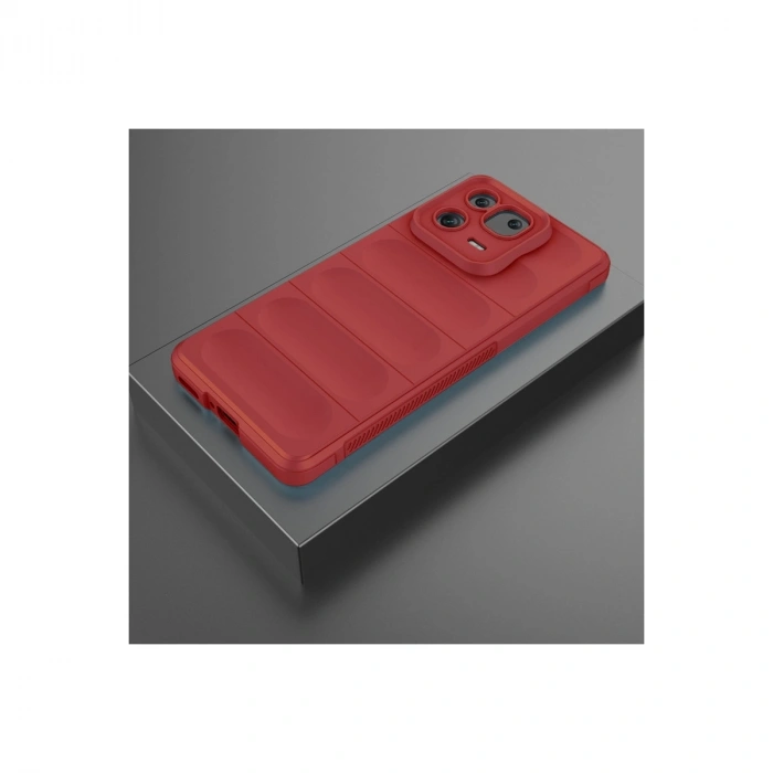 Xiaomi Mi 13 Kılıf Optimum Silikon - Kırmızı