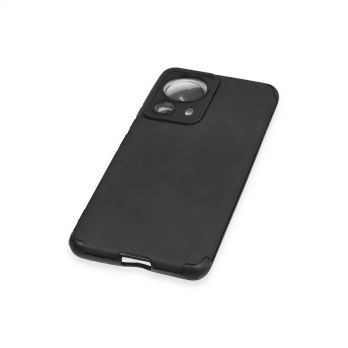 Xiaomi Mi 13 Lite Kılıf Loop Deri Silikon - Siyah