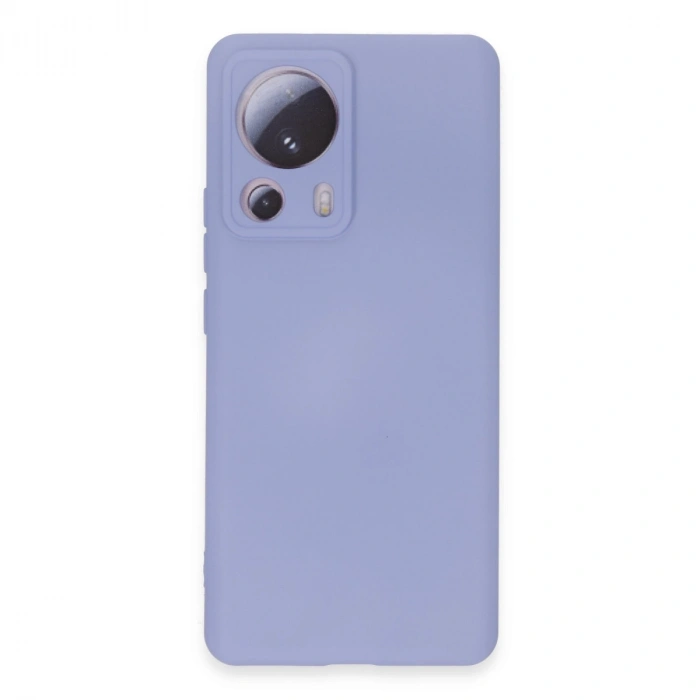 Xiaomi Mi 13 Lite Kılıf Nano İçi Kadife Silikon - Lila