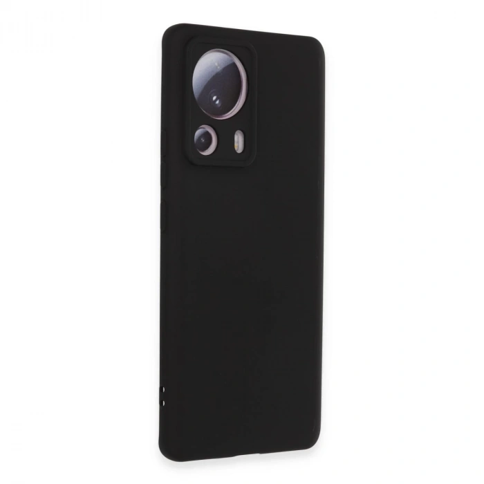 Xiaomi Mi 13 Lite Kılıf Nano İçi Kadife Silikon - Siyah
