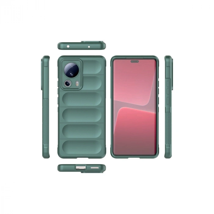 Xiaomi Mi 13 Lite Kılıf Optimum Silikon - Koyu Yeşil