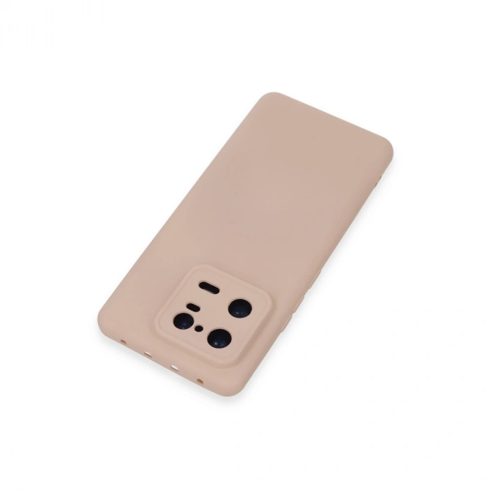 Xiaomi Mi 13 Pro Kılıf Nano İçi Kadife Silikon - Pudra