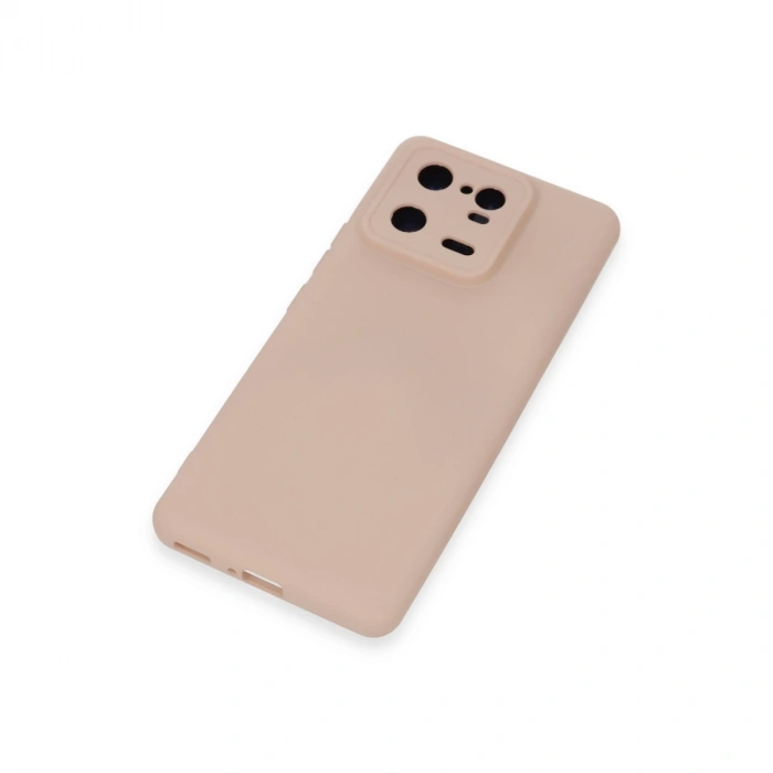 Xiaomi Mi 13 Pro Kılıf Nano İçi Kadife Silikon - Pudra