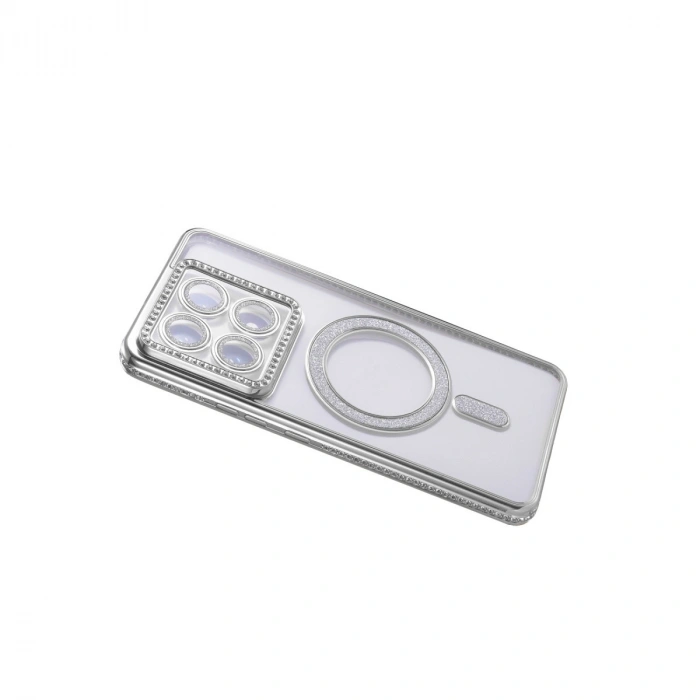 Xiaomi Mi 14t Pro Joke Simli Magneticsafe Kılıf - Gümüş