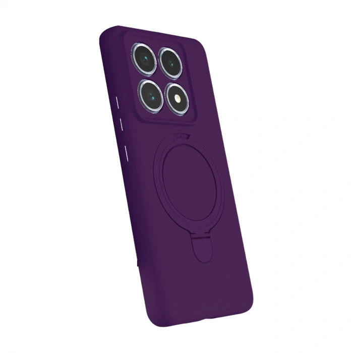 Xiaomi Mi 14t Pro Regal Magsafe Standlı Kapak - Derin Mor