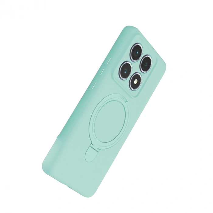 Xiaomi Mi 14t Pro Regal Magsafe Standlı Kapak - Su Yeşili