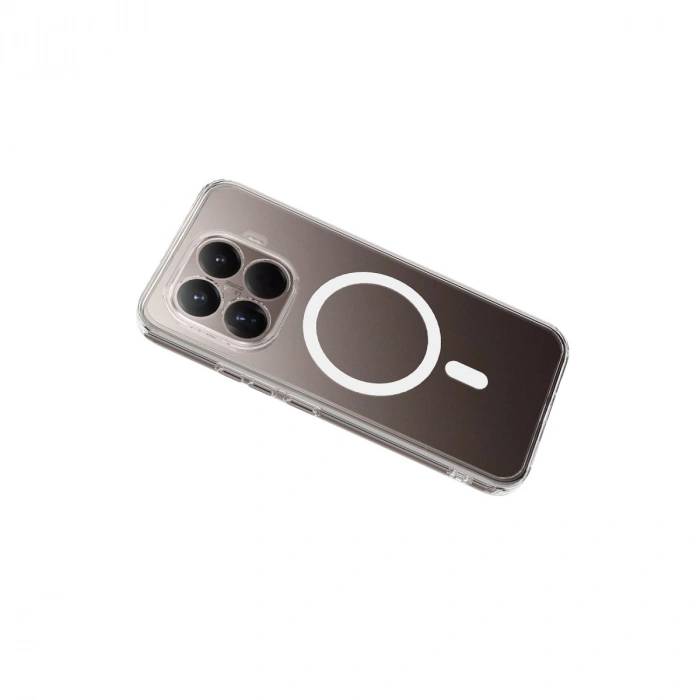 Xiaomi Mi 15t Pro Combo Sert Şeffaf Magsafe Kapak - Şeffaf