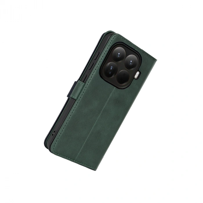 Xiaomi Mi 15t Pro Trend S Plus Kapaklı Kılıf - Yeşil