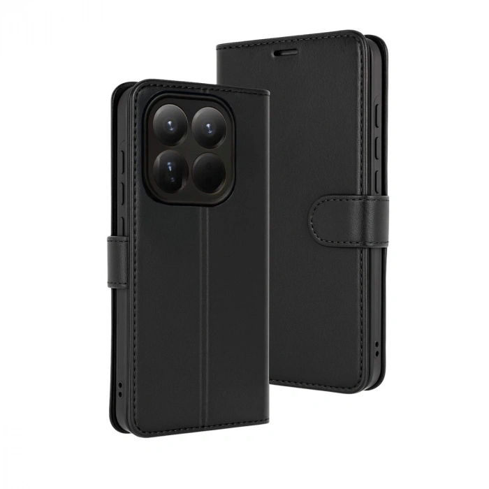 Xiaomi Mi 15t Trend S Plus Kapaklı Kılıf - Siyah