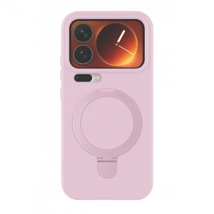 Xiaomi Mi 17 Pro Max Regal Magsafe Standlı Kapak - Açık Pembe