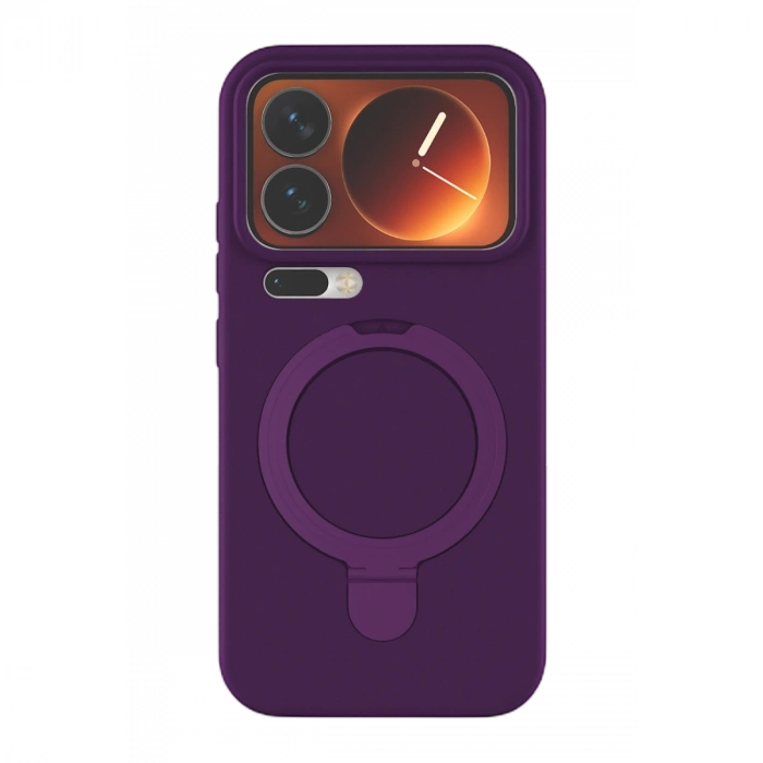 Xiaomi Mi 17 Pro Max Regal Magsafe Standlı Kapak - Derin Mor