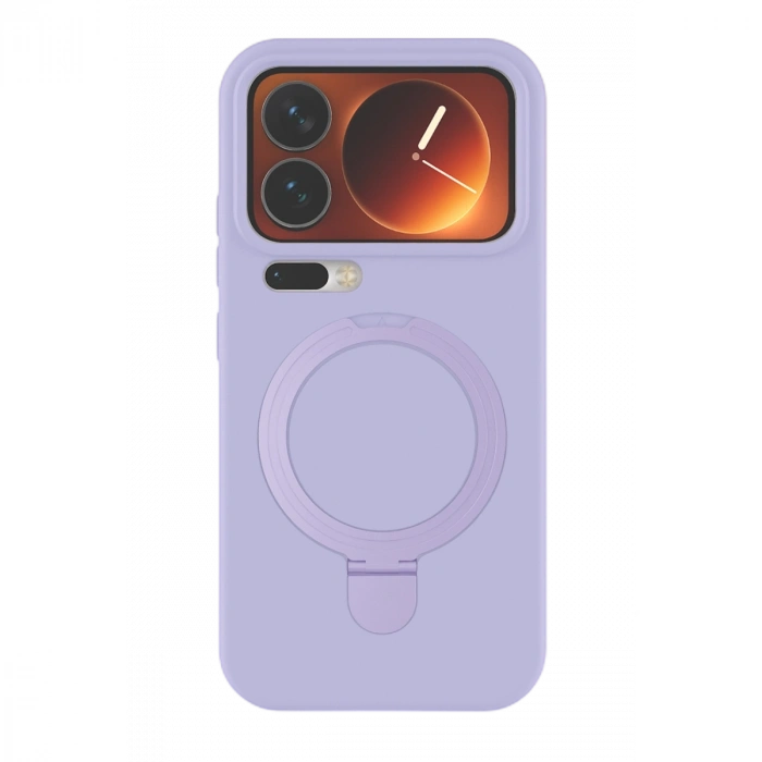 Xiaomi Mi 17 Pro Max Regal Magsafe Standlı Kapak - Lila