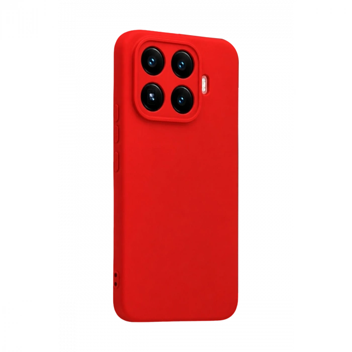 Xiaomi Mi 17t Nano İçi Kadife Silikon - Kırmızı