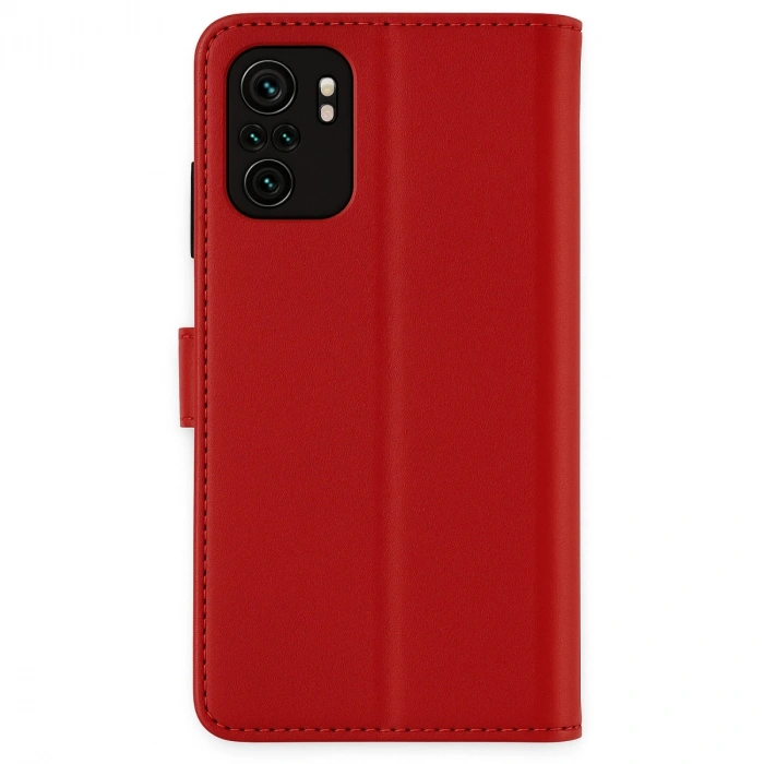 Xiaomi Mi Note 10 Trend S Plus Kapaklı Kılıf - Kırmızı