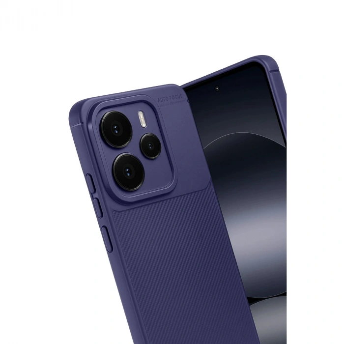 Xiaomi Note 14 5g Auto Focus Karbon Kapak - Lacivert