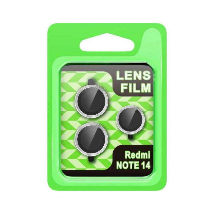 Xiaomi Note 14 5g Raze Metal Kamera Lens - Gümüş