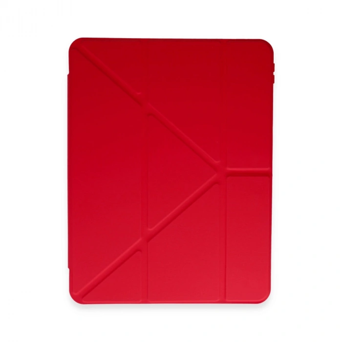 Xiaomi Pad 6 Kılıf Kalemlikli Mars Tablet Kılıfı - Kırmızı