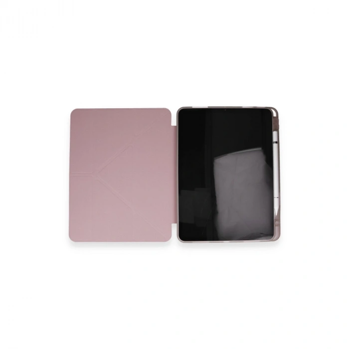 Xiaomi Pad 6 Kılıf Kalemlikli Mars Tablet Kılıfı - Rose Gold