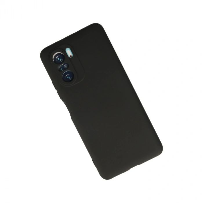 Xiaomi Poco F3 Kılıf First Silikon - Siyah