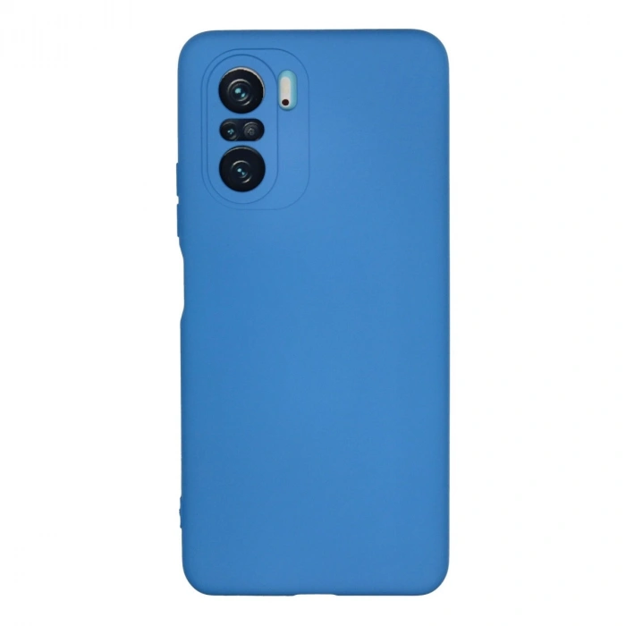 Xiaomi Poco F3 Kılıf Nano İçi Kadife Silikon - Mavi