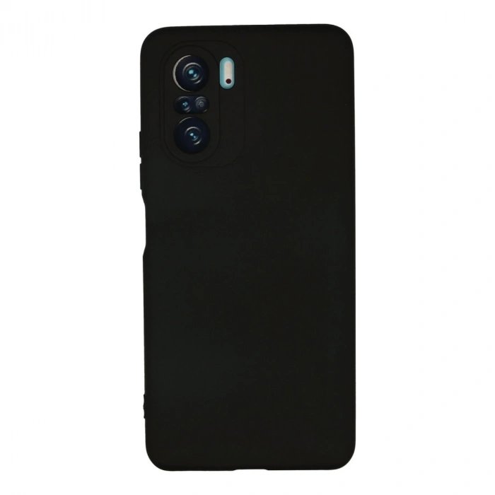 Xiaomi Poco F3 Kılıf Nano İçi Kadife Silikon - Siyah