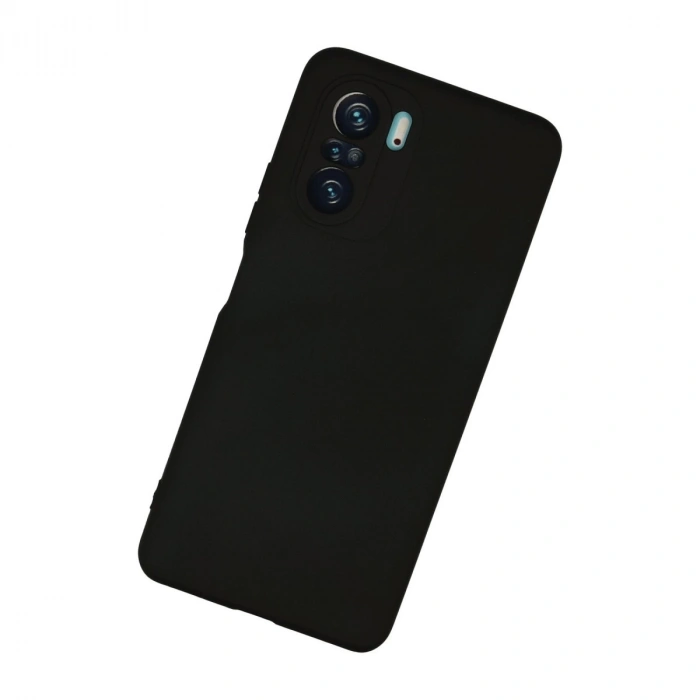 Xiaomi Poco F3 Kılıf Nano İçi Kadife Silikon - Siyah