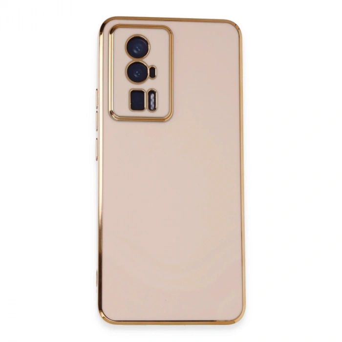 Xiaomi Poco F5 Pro Kılıf Volet Silikon - Pembe