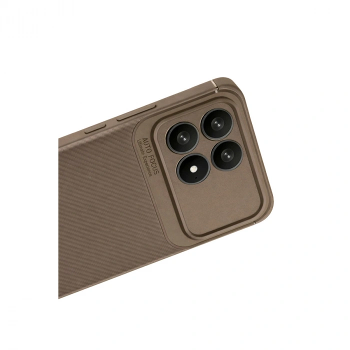 Xiaomi Poco F8 Pro Auto Focus Karbon Kapak - Kahverengi