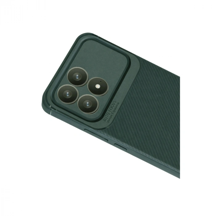 Xiaomi Poco F8 Pro Auto Focus Karbon Kapak - Koyu Yeşil