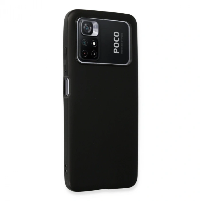 Xiaomi Poco M4 Pro 4g Kılıf First Silikon - Siyah