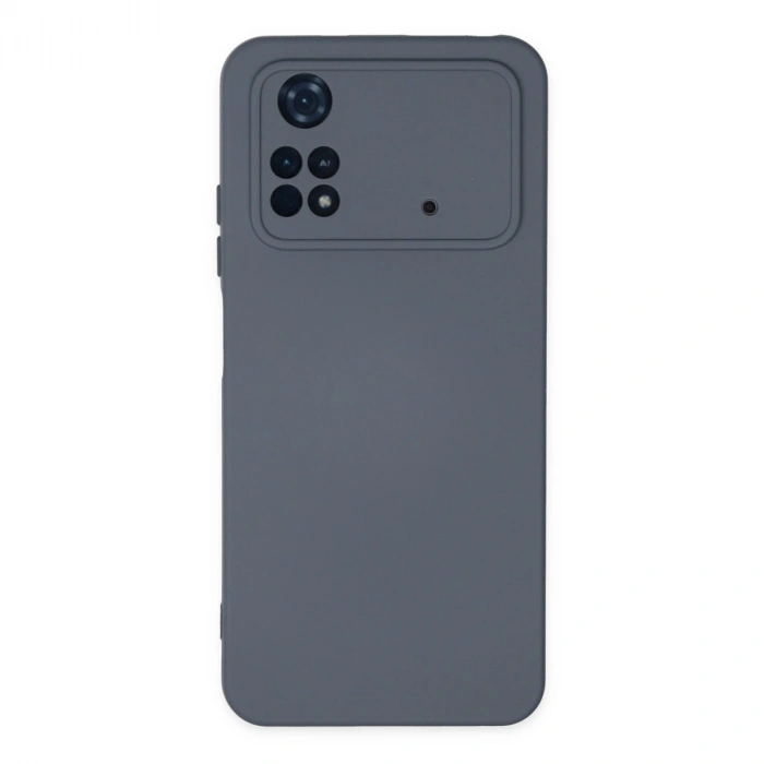 Xiaomi Poco M4 Pro 4g Kılıf Nano İçi Kadife Silikon - Gri
