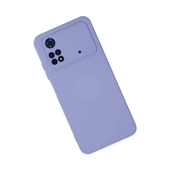 Xiaomi Poco M4 Pro 4g Kılıf Nano İçi Kadife Silikon - Lila