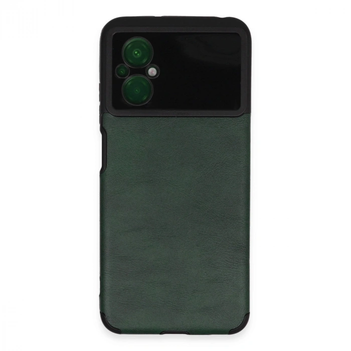 Xiaomi Poco M5 Kılıf Loop Deri Silikon - Yeşil