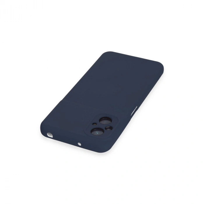 Xiaomi Poco M5 Kılıf Nano İçi Kadife Silikon - Lacivert