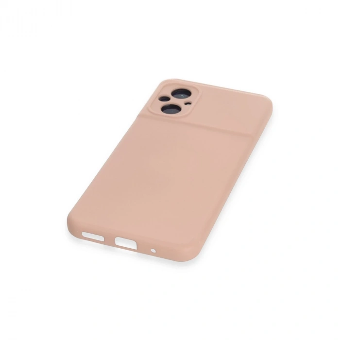 Xiaomi Poco M5 Kılıf Nano İçi Kadife Silikon - Pudra