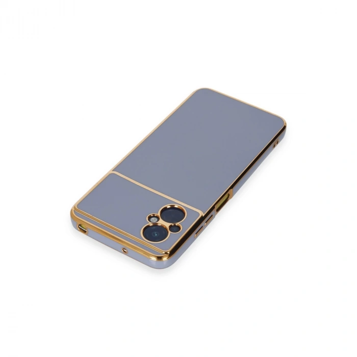 Xiaomi Poco M5 Kılıf Volet Silikon - Mavi