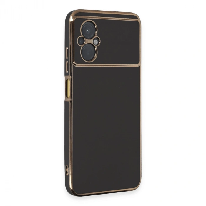 Xiaomi Poco M5 Kılıf Volet Silikon - Siyah