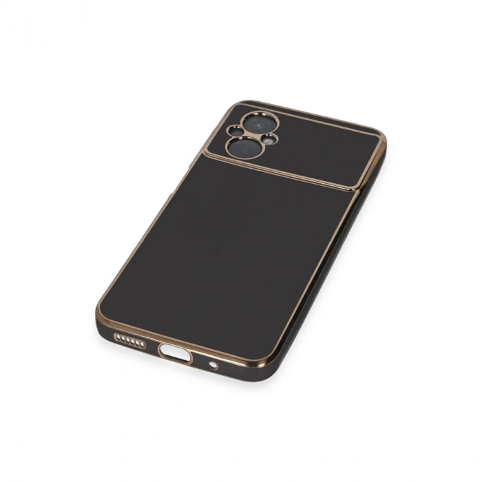 Xiaomi Poco M5 Kılıf Volet Silikon - Siyah