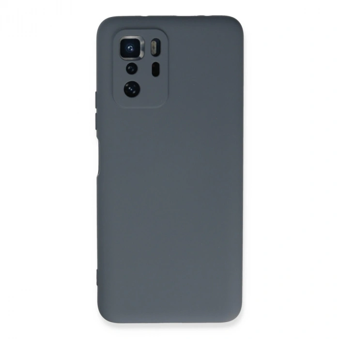 Xiaomi Poco X3 Gt Kılıf Nano İçi Kadife Silikon - Gri