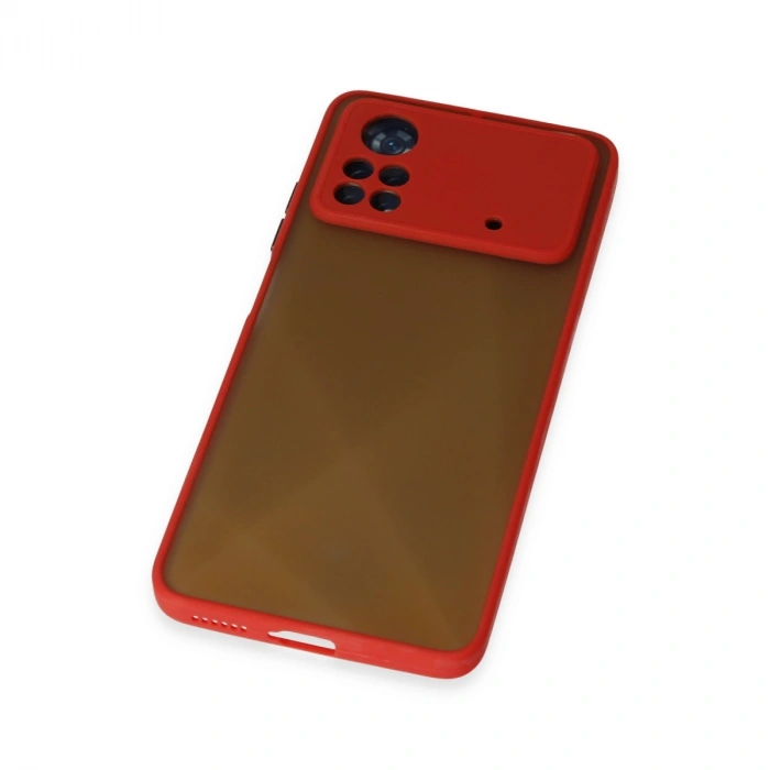 Xiaomi Poco X4 Pro 5g Kılıf Montreal Silikon Kapak - Kırmızı