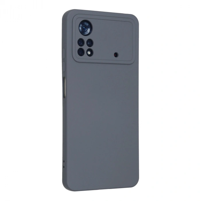 Xiaomi Poco X4 Pro 5g Kılıf Nano İçi Kadife Silikon - Gri