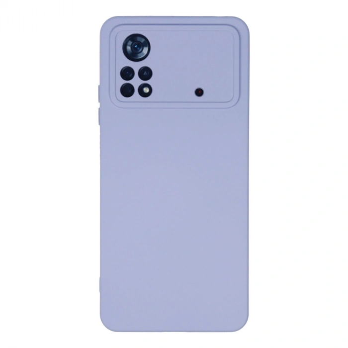 Xiaomi Poco X4 Pro 5g Kılıf Nano İçi Kadife Silikon - Lila