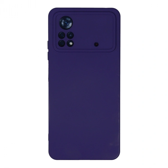 Xiaomi Poco X4 Pro 5g Kılıf Nano İçi Kadife Silikon - Mor