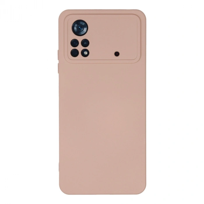 Xiaomi Poco X4 Pro 5g Kılıf Nano İçi Kadife Silikon - Pudra